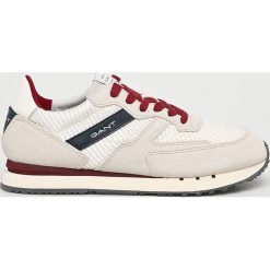 Gant - Buty Davenport. Szare buty sportowe męskie marki GANT, z materiału, na sznurówki. Za 439,90 zł.