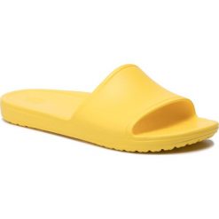 Klapki CROCS - Sloane Slide W 205742 Lemon. Żółte klapki damskie Crocs, bez wzorów, z tworzywa sztucznego, bez obcasa. Za 99,00 zł.