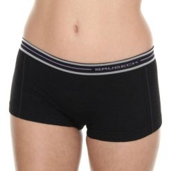 Majtki damskie: Brubeck Bokserki damskie Active Wool czarne r.XL (BX10860)
