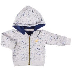 Ewa Klucze Bluza Chłopięca Dino 74 Szary/Żółty. Szare bluzy chłopięce marki Ewa Klucze, z materiału. W wyprzedaży za 49,00 zł.