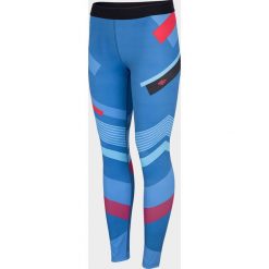 Legginsy treningowe damskie. Legginsy damskie xxl, bez wzorów, z włókna. Za 149,99 zł.