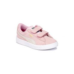 Buty Dziecko Puma SUEDE 2 STRAPS PS. Różowe trampki dziewczęce Puma, bez wzorów, bez zapięcia. Za 207,20 zł.