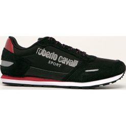 Roberto Cavalli Sport - Buty. Czarne sneakersy męskie Roberto Cavalli Sport, z okrągłym noskiem, na sznurówki. W wyprzedaży za 459,90 zł.