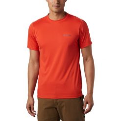Koszulka T-shirt Columbia Zero Rules 1533313846 - czerwony. Czerwone koszulki męskie Columbia, m, bez wzorów, bez kołnierzyka. Za 117,59 zł.
