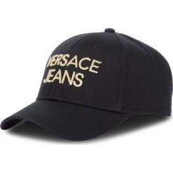 Czapka z daszkiem VERSACE JEANS - E8HTBK01 65021 Y6A. Czarne czapki damskie marki Versace Jeans, bez wzorów, z bawełny. Za 239,00 zł.