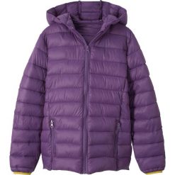 Kurtka pikowana z workiem bonprix ultrafioletowy. Fioletowe kurtki dziewczęce bonprix, bez wzorów, eleganckie, bez kaptura. Za 79,99 zł.