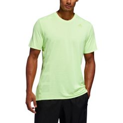 Koszulka adidas Supernova Tee M Cytrynowo-Zielona. Żółte koszulki męskie Adidas, s, bez wzorów, bez kołnierzyka, z krótkim rękawem, krótkie, do biegania, climalite (adidas). Za 129,99 zł.