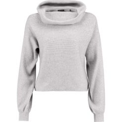 Swetry klasyczne damskie: one more story Sweter silver grey