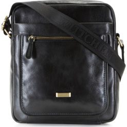 Torba 86-4U-501-1. Czarne listonoszki męskie Wittchen, w paski, retro. Za 339,15 zł.
