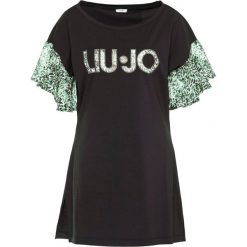 Sukienka letnia Liu Jo Beachwear VA0045 J5003. Czarne sukienki damskie Liu Jo Beachwear, na lato, l, bez wzorów, z elastanu, bez kołnierzyka, bez rękawów. Za 379,00 zł.