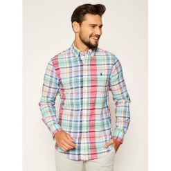 Koszula Polo Ralph Lauren Classics 710805575002. Koszule męskie Polo Ralph Lauren, xxl, bez wzorów, z bawełny, casualowe, polo, bez rękawów. Za 579,00 zł.