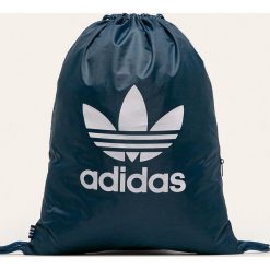 Adidas Originals - Plecak. Niebieskie plecaki damskie adidas Originals, z nadrukiem, z poliesteru. Za 49,90 zł.