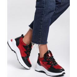 Czerwone Sneakersy Fever Root. Czerwone sneakersy damskie Inny. Za 99,99 zł.