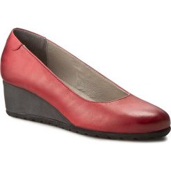 Creepersy damskie: Półbuty EDEO - 2354-785 Bordo