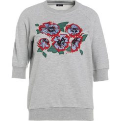 T-shirty damskie: Jil Sander Navy Tshirt z nadrukiem melange grey