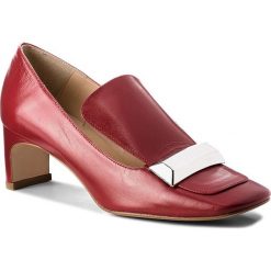Półbuty EVA MINGE - Basauri 3H 18CP1372351ES 108. Czerwone półbuty damskie skórzane marki Eva Minge, eleganckie, na obcasie. W wyprzedaży za 319,00 zł.
