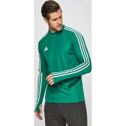 Adidas Performance - Bluza. Zielone bluzy męskie s, z nadrukiem, z elastanu, z okrągłym kołnierzem. W wyprzedaży za 159,90 zł.