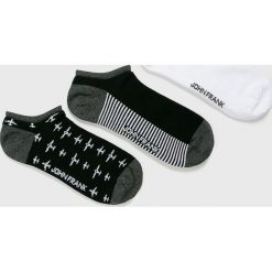 John Frank - Skarpety (3-pack). Szare skarpetki męskie John Frank, bez wzorów, z elastanu. Za 29,90 zł.