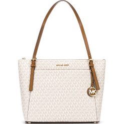 Michael Kors Voyager Large Torebka Biały. Białe torebki klasyczne damskie Michael Kors, bez wzorów, z materiału, bez dodatków. Za 1098,95 zł.