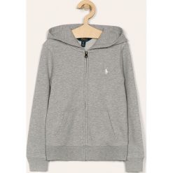 Polo Ralph Lauren - Bluza dziecięca 128-176 cm. Szare bluzy dziewczęce z bawełny. W wyprzedaży za 249,90 zł.