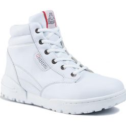 Trekkingi KAPPA - Bonfire Lf 242779 White 1010. Białe trapery męskie Kappa, z materiału. W wyprzedaży za 129,00 zł.