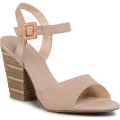 Sandały LORETTA VITALE - 50900-02 Blush. Brązowe klapki damskie Loretta Vitale, bez wzorów, ze skóry, bez obcasa, na obcasie. Za 279,00 zł.