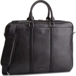 Torba na laptopa NOBO - NBAG-MF0150-C020 Czarny. Czarne torby męskie skórzane Nobo, bez wzorów, ze skóry ekologicznej. W wyprzedaży za 169,00 zł.