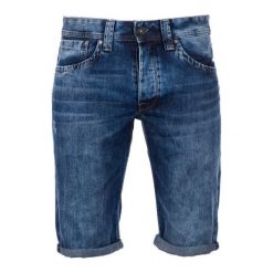 Pepe Jeans Szorty Męskie Cash 30 Niebieski. Niebieskie spodenki i szorty męskie Pepe Jeans, m, bez wzorów, z jeansu, krótkie. W wyprzedaży za 249,00 zł.