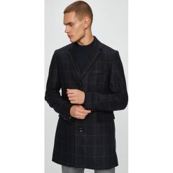 S.Oliver Black Label - Płaszcz. Niebieskie płaszcze męskie s.Oliver BLACK LABEL, s, bez wzorów, z poliesteru, klasyczne, bez kaptura. W wyprzedaży za 359,90 zł.