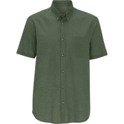 Cellbes Koszula ciemnozielony male zielony XXL. Zielone koszule męskie Cellbes, xxl, bez wzorów, bez kołnierzyka, z krótkim rękawem. Za 149,00 zł.