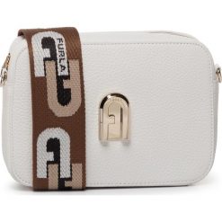 Torebka FURLA - Sleek 1057280 B BAHL W64 Toni Cognac. Białe listonoszki damskie Furla, na imprezę, bez wzorów, ze skóry, bez dodatków. Za 1129,00 zł.