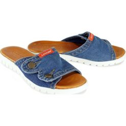 LANQIER 42C201 jeans, klapki damskie. Klapki damskie Lanqier, z jeansu. Za 169,90 zł.