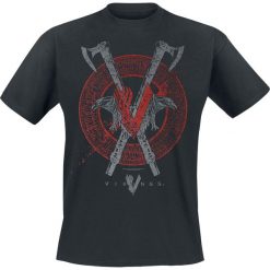 T-shirty męskie: Vikings Axe & Raven T-Shirt czarny