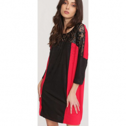 Czarno-Czerwona Sukienka Try Out. Czerwone sukienki mini other, l. Za 39,99 zł.