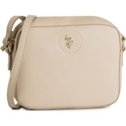 Torebka U.S. POLO ASSN. - Jones BIUJE0668WVP Cream. Brązowe listonoszki damskie U.S. Polo Assn., z aplikacjami, ze skóry ekologicznej, zdobione, bez dodatków. Za 229,00 zł.