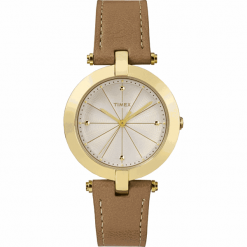 Timex Greenwich TW2P79500. Żółte zegarki damskie Timex, złote. Za 192,00 zł.