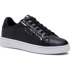 Sneakersy GUESS - Banq FL7BAN ELE12 BLACK. Czarne półbuty damskie Guess, ze skóry ekologicznej. Za 539,00 zł.