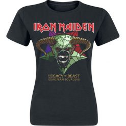 Bluzki asymetryczne: Iron Maiden LOTB 2018 Retail Tee Koszulka damska czarny