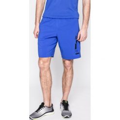Reebok - Szorty. Niebieskie spodenki sportowe męskie Reebok, xxl, bez wzorów, z poliesteru, sportowe. W wyprzedaży za 79,90 zł.