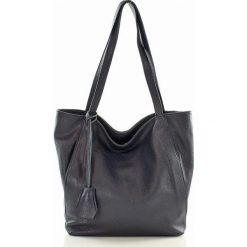 Shopper bag damskie: BETTE Shopper skórzany MAZZINI granatowy