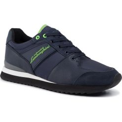 Sneakersy LAMBORGHINI - E0XUBSA3 71306 239. Niebieskie sneakersy męskie Lamborghini, na co dzień, bez wzorów, z zamszu, bez zapięcia. W wyprzedaży za 429,00 zł.