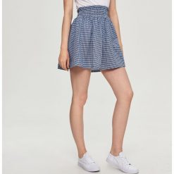 Spódnica w kratę - Wielobarwny. Szare spódniczki damskie Sinsay, s, bez wzorów. Za 49,99 zł.