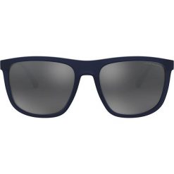 Emporio Armani - Okulary 0EA4124. Czarne okulary przeciwsłoneczne męskie marki Emporio Armani, z materiału. Za 499,90 zł.