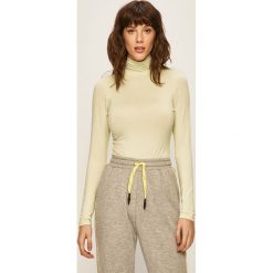 Only - Longsleeve. Białe bluzki damskie ONLY, s, bez wzorów, z elastanu, z golfem. Za 89,90 zł.