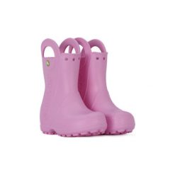 Kozaki i kalosze Dziecko Crocs CARN RAIN BOOT KID. Różowe kalosze chłopięce Crocs. Za 127,86 zł.