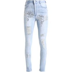 Rurki damskie: Missguided B&&B CRYSTAL EMBELLISHED ACID WASH DISTRESSED Jeans Skinny Fit acid wash