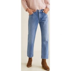 Mango - Jeansy Sayana. Niebieskie jeansy damskie Mango. W wyprzedaży za 69,90 zł.