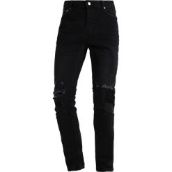 Topman Jeansy Slim Fit black. Niebieskie jeansy męskie relaxed fit marki Topman. Za 249,00 zł.