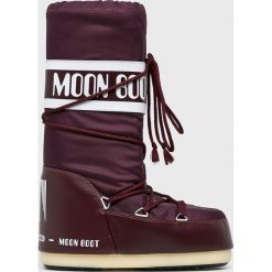 Moon Boot - Śniegowce Nylon. Niebieskie śniegowce damskie Moon Boot, z nylonu, na sznurówki. Za 419,90 zł.