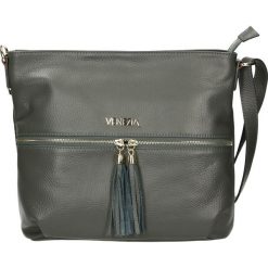 Torba - 35-618B-O D G. Żółte torebki klasyczne damskie Venezia, w paski, ze skóry. Za 299,00 zł.